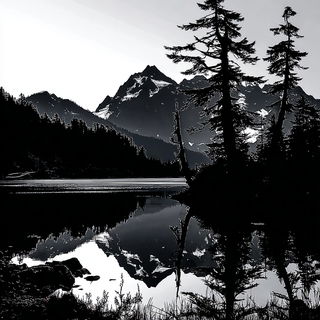Ravine Exsiccate style, Midjourney V7: realistic landscape photograph of quiet dawn