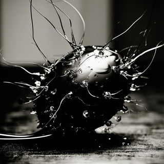 Silversalt Tableaux style, Midjourney V7: abstract 3D render
