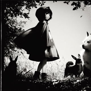 Silversalt Tableaux style, Midjourney V7: retro fairy-tale illustration