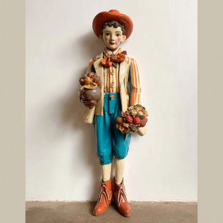 Cracklejoint style, Midjourney V7: traditional folk art