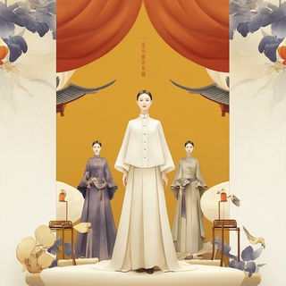 Craneglyphic style, Midjourney V7: haute-couture fashion outfit