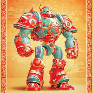 Ornamentectonics style, Midjourney V7: concept art character design of retropunk steam knight