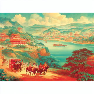 Ornamentectonics style, Midjourney V7: classical 18th-century oil painting