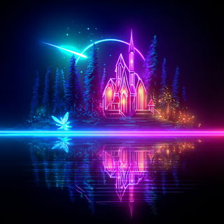 Auralite Prismworks style, Midjourney V7: retro fairy-tale illustration