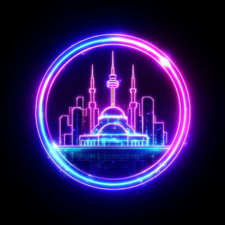 Auralite Prismworks style, Midjourney V7: bold minimalist logo design for Istanbul city municipal services