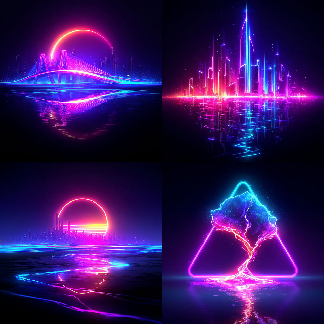 Auralite Prismworks style, Midjourney V7, render 1 of 4