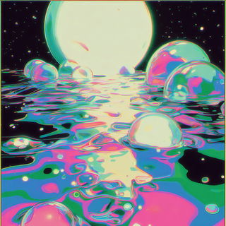 Retinal Arcism style, Midjourney V7: abstract 3D render