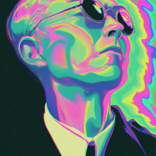 Retinal Arcism style, Midjourney V7: editorial illustration for popular scientific magazine cover
