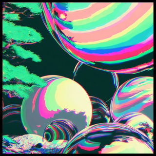 Retinal Arcism style, Midjourney V7: creative pattern composition