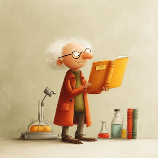 Gouachipelago style, Midjourney V7: editorial illustration for popular scientific magazine cover
