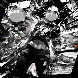Gouachipelago style, Midjourney V7: black-and-white manga comic strip