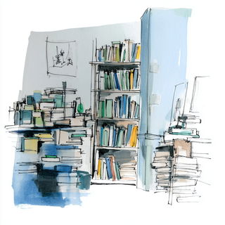 Papercloisonne style, Midjourney V7: Midlibrary