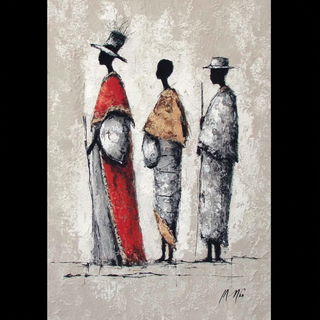 Maskscar Inkism style, Midjourney V7: traditional folk art