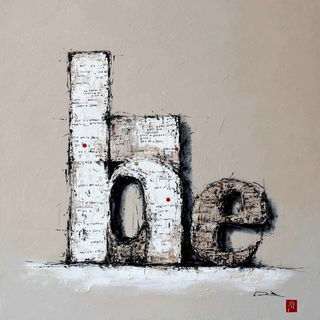 Maskscar Inkism style, Midjourney V7: typographic composition with large letters