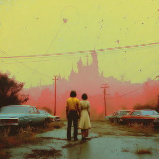 Cinemafog style, Midjourney V7: retro fairy-tale illustration