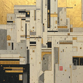 Ocheroscript style, Midjourney V7: abstract 3D render