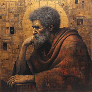 Rimeforge Iconism style, Midjourney V7: classical 18th-century oil painting