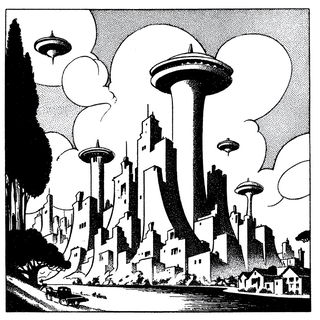 Crowquill Parlour style, Midjourney V7: megacity with futuristic bioarchitecture