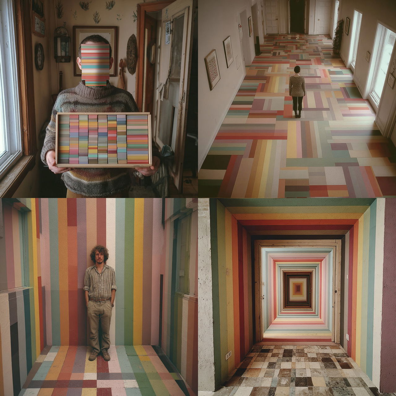 Chromatic Flood Dyehouse style, Midjourney V7, render 1 of 4