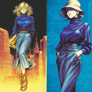 Indigocopy style, Midjourney V7: haute-couture fashion outfit