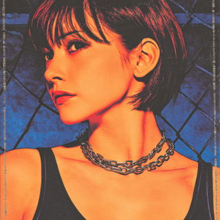 Indigocopy style, Midjourney V7: photographic portrait of female protagonist