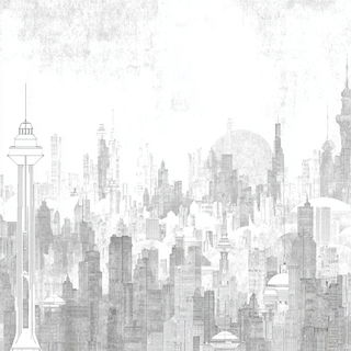 Palewater Cartography style, Midjourney V7: megacity with futuristic bioarchitecture