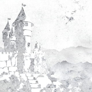 Palewater Cartography style, Midjourney V7: retro fairy-tale illustration