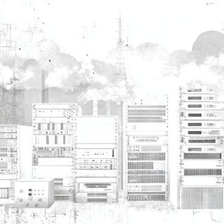 Palewater Cartography style, Midjourney V7: technical infrastructure blueprint schematics