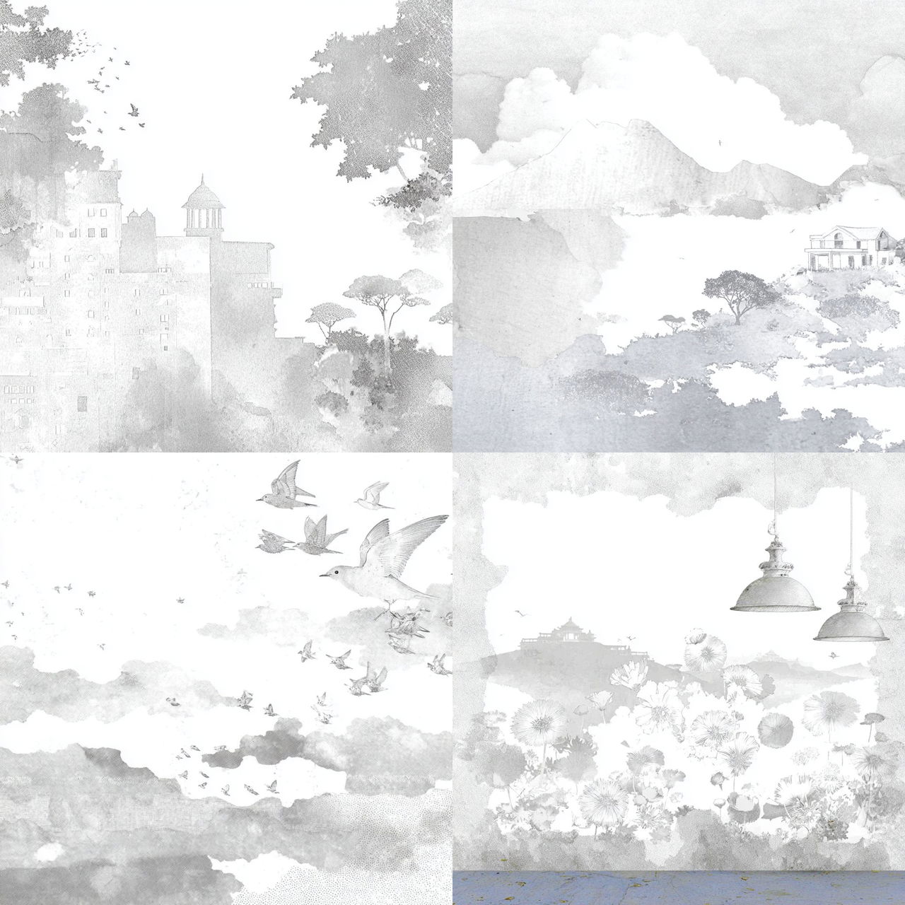 Palewater Cartography style, Midjourney V7, render 1 of 4