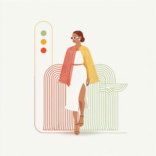 Arcplate style, Midjourney V7: haute-couture fashion outfit