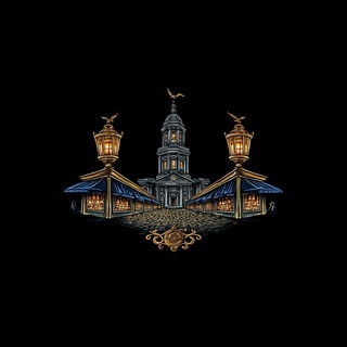 Ruindance style, Midjourney V7: bold minimalist logo design for Istanbul city municipal services