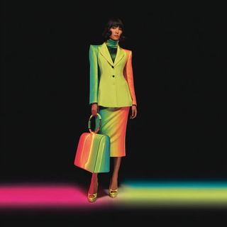 Puppetrica style, Midjourney V7: haute-couture fashion outfit