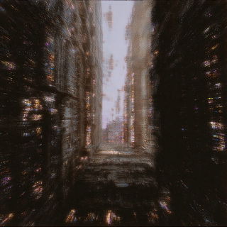 Tactile Chromafilm style, Midjourney V7: megacity with futuristic bioarchitecture