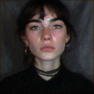 Tactile Chromafilm style, Midjourney V7: photographic portrait of female protagonist