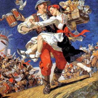 Pigmentarche style, Midjourney V7: traditional folk art