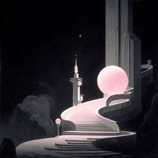 Cliffrosia style, Midjourney V7: abstract 3D render