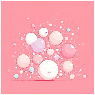 Pinksky Cartopop style, Midjourney V7: abstract 3D render
