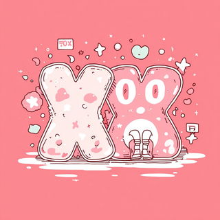 Pinksky Cartopop style, Midjourney V7: typographic composition with large letters