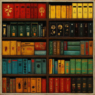 Rimebar Collage style, Midjourney V7: Midlibrary