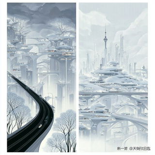 Lunette Lithograph style, Midjourney V7: megacity with futuristic bioarchitecture