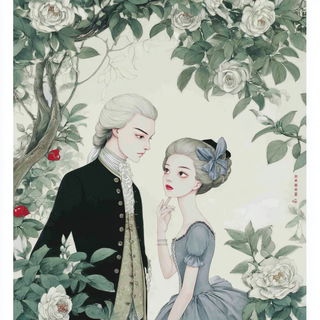 Lunette Lithograph style, Midjourney V7: classical 18th-century oil painting