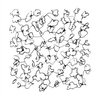 Inkstrata style, Midjourney V7: creative pattern composition