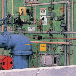 Rillmark style, Midjourney V7: technical infrastructure blueprint schematics