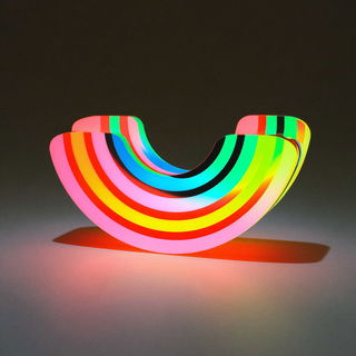 Glowmorph style, Midjourney V7: abstract 3D render