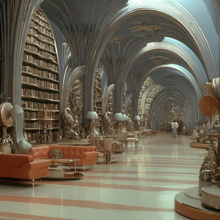 Solaris Cartographic Baroque style, Midjourney V7: Midlibrary