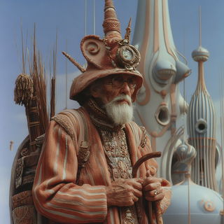 Solaris Cartographic Baroque style, Midjourney V7: traditional folk art