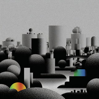 Stratified Primaryism style, Midjourney V7: megacity with futuristic bioarchitecture