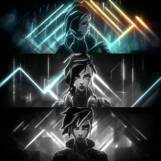 Chromacut style, Midjourney V7: black-and-white manga comic strip