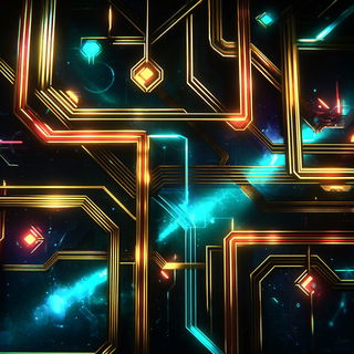 Chromacut style, Midjourney V7: technical infrastructure blueprint schematics