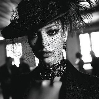Noirgleam style, Midjourney V7: haute-couture fashion outfit